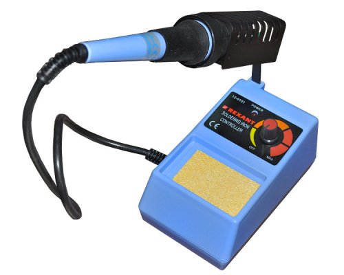 Паяльная станция Rexant R098 (160-480град.C) цифровой дисплей 220В/48Вт  картинка